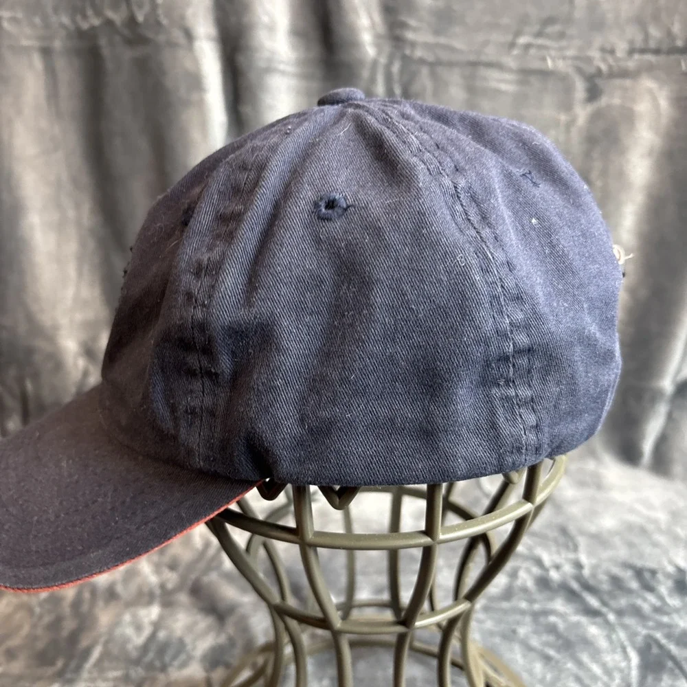 Vintage Tigers Hap Colosseum Cap Embroidered Blue Orange Paw Palm Tree Strapback